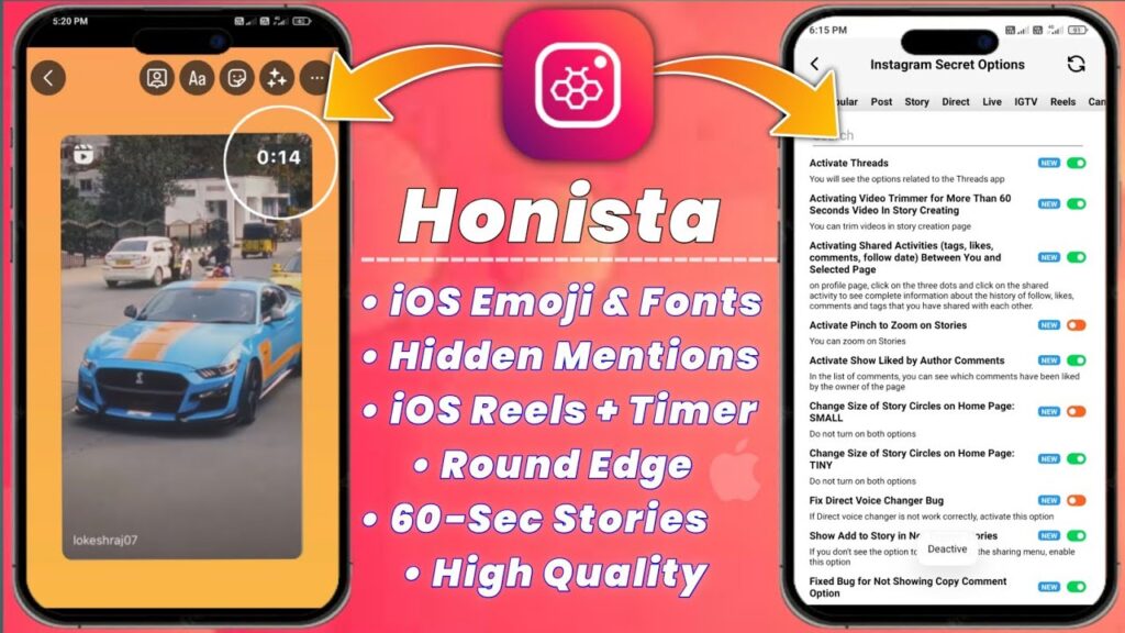 honista iphone story🔥honista round edge story setting honista story round honista new features 1280x720 1